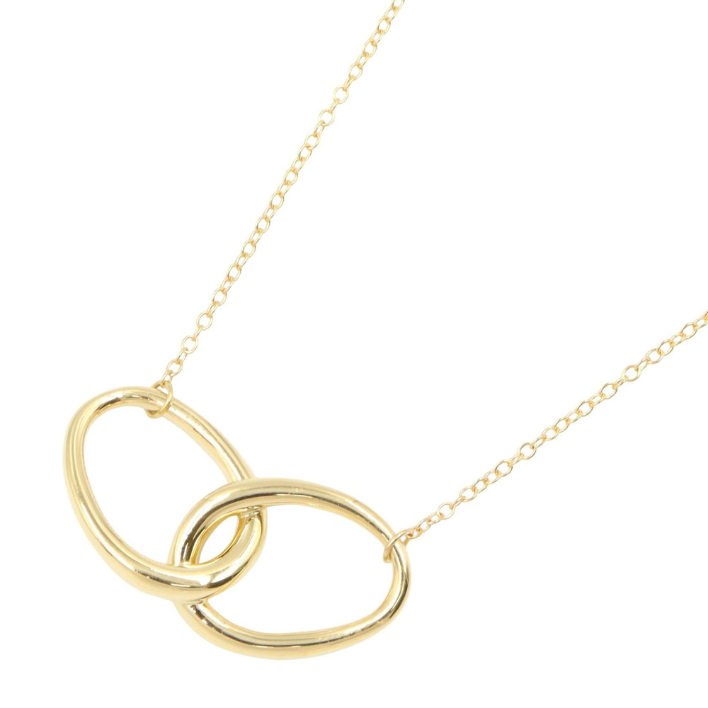 Tiffany Co Double Loop Necklace Yellow Gold